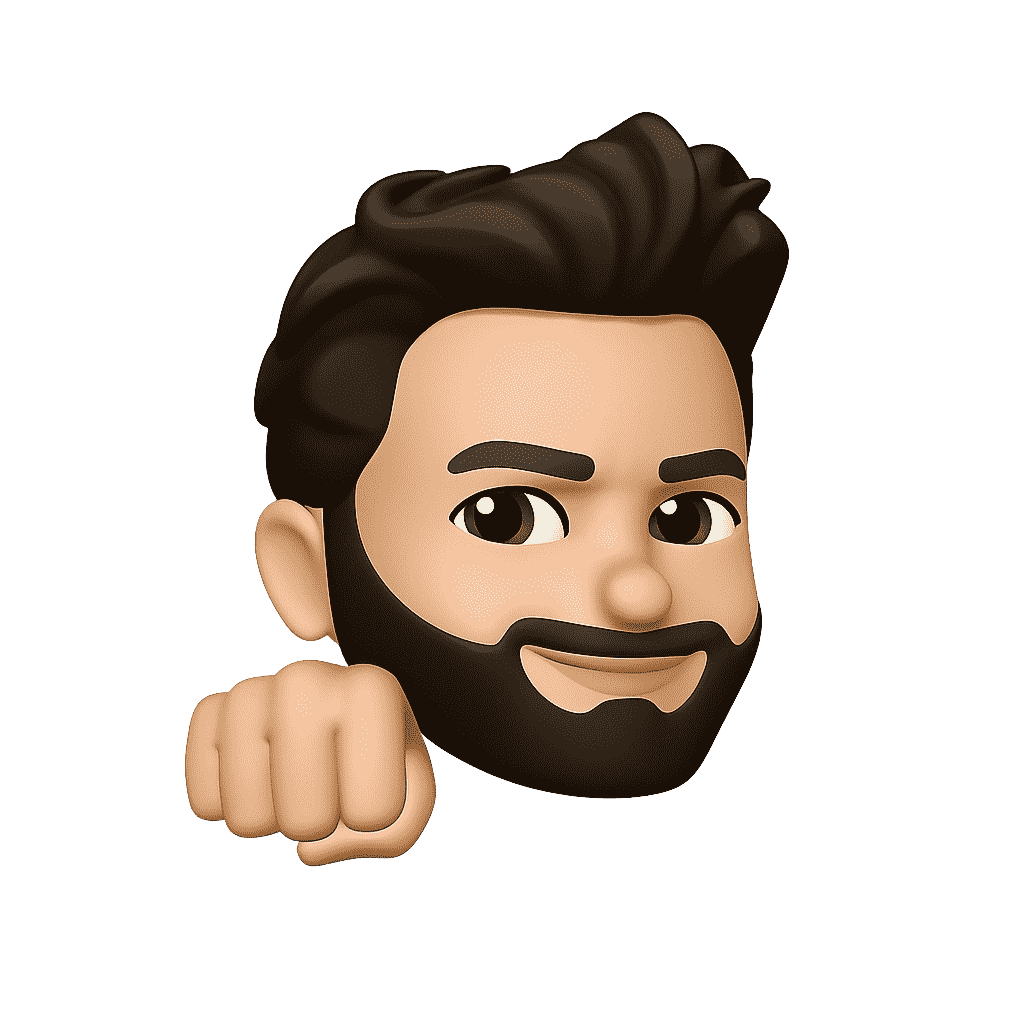 Waqar working at his desk